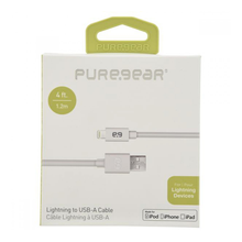 Load image into Gallery viewer, PureGear 4’ USB-A to Lightning Cable