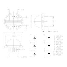 Load image into Gallery viewer, 20mm Round Big LED - Red