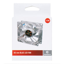 Load image into Gallery viewer, 80mm Blue LED Fan