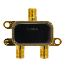 Load image into Gallery viewer, Gold-Plated 2-Way 900MHz UHF/VHF/FM Coaxial Splitter/Combiner