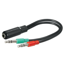 Load image into Gallery viewer, Headset-to-PC Converter Y Adapter Cable
