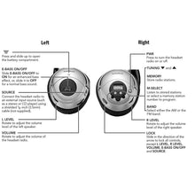 Load image into Gallery viewer, AM/FM Stereo Headset Radio
