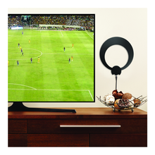 Load image into Gallery viewer, Antennas Direct ClearStream Eclipse Amplified Ultra-Thin Indoor HDTV Antenna with Sure Grip (50+ Mile Range)
