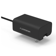 Load image into Gallery viewer, PureGear 24W USB-A AC Wall Charger with Built-In 5&#39; Lightning Cable - Black
