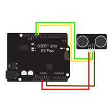 Load image into Gallery viewer, OSEPP Ultrasonic Range Finder Sensor Module for Arduino
